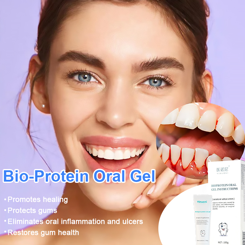 Bioprotein oral gel, applicable to: oral ulcers/inflammation, bleeding gums, relief of surgical wound pain, safe medical grade!