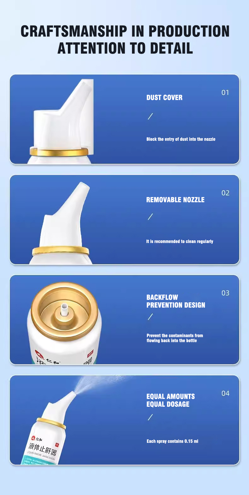 Renhe Liquid Anti-Snoring Device, a magical anti-snoring device that eliminates snoring. Suitable for both men and women!