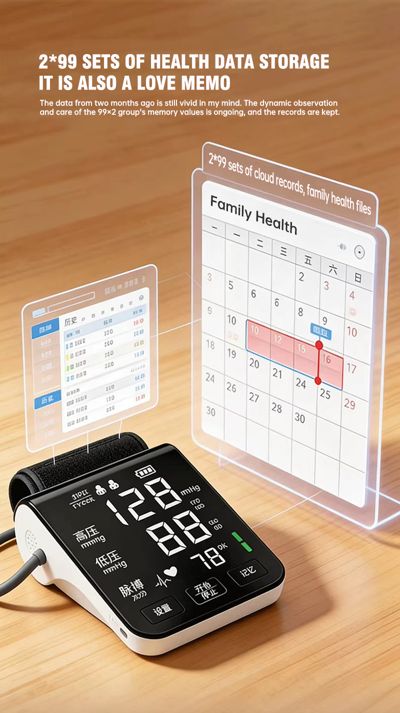 Arm-type electronic blood pressure monitor (Model: B-01A2)