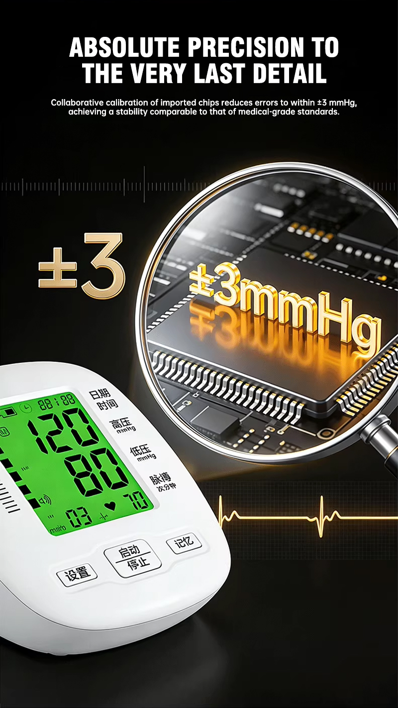 Arm-type electronic blood pressure monitor, highly accurate, genuine product for hospital use. ( Model: B-01C )